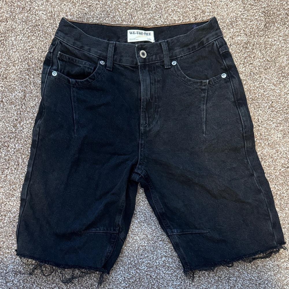 We The Free Dark Jean Shorts